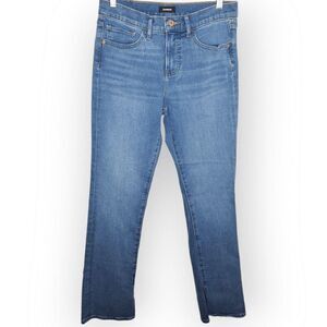 Express Mid Rise Light Wash Skyscraper Jeans size 4 Regular
